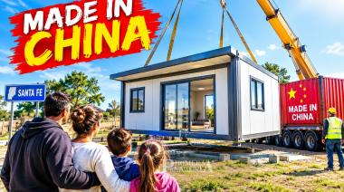 Casas chinas en Argentina: cuánto cuesta importar una vivienda plegable