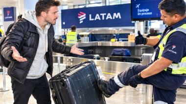 "Si todavía cierra, no te la pago": el insólito argumento de LATAM para no reconocer una valija rota