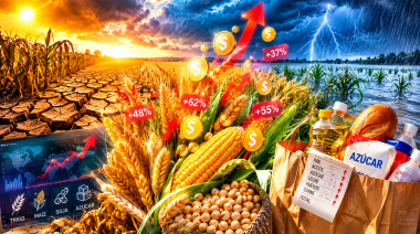 El Fenomeno El Niño podría disparar los precios: aumentos en trigo, maíz, soja y azúcar por posibles pérdidas