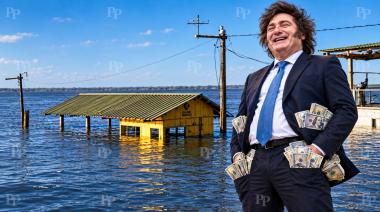 Milei y Caputo usaron $290.676 millones para financiar al Tesoro mientras frenaban obras contra inundaciones