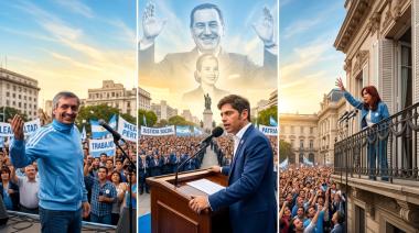 Kicillof, Cristina y Máximo: tres actos y una interna que divide al PJ