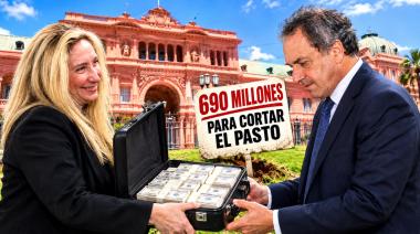 Karina Milei gastó $690 millones para cortar el pasto en Olivos y Casa Rosada