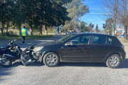 Choque en Montevideo y 42 dejó a una mujer herida