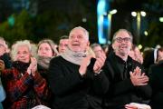 La Plata homenajeó al Papa Francisco con el mural más grande del mundo