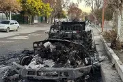 Incendian una camioneta valuada en más de $100 millones de Marcos Rojo