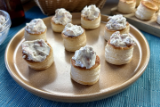Cómo hacer volovanes rellenos con queso crema fácil y rápido
