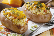 Cómo hacer papas rellenas gratinadas con queso crema