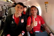 Estudiantes viajó a Río de Janeiro para enfrentar a Flamengo en el Maracaná