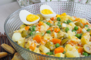 Ensalada rusa sin mayonesa: receta fácil y liviana