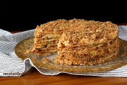 Receta sencilla de torta mil hojas con dulce de leche