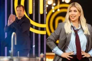 Maxi López y Wanda Nara volvieron a cruzarse, esta vez entre ollas y chicanas en MasterChef Celebrity