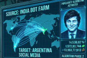 La farsa algorítmica: el gobierno de Milei financia su popularidad con bots de la India a un costo millonario en dólares