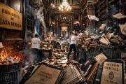 Quema de archivos en La Rosada: desmantelan la biblioteca y denuncian destrucción de documentos públicos