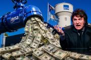Javier Milei privatizó AySA a precio de remate: cobró US$ 160 millones menos de lo previsto