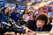 Milei en jaque: universidades, la CGT y familias endeudadas marchan al Congreso