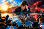 Por primera vez el pesimismo supera al optimismo en la gestión de Javier Milei.
