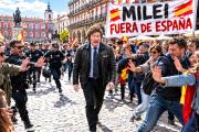 Milei gastó millones para ir a España y se volvió sin inversiones y con el odio de la derecha europea
