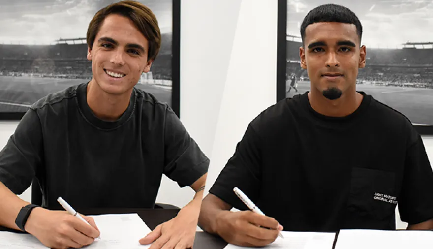 River firmó cláusulas millonarias para dos promesas