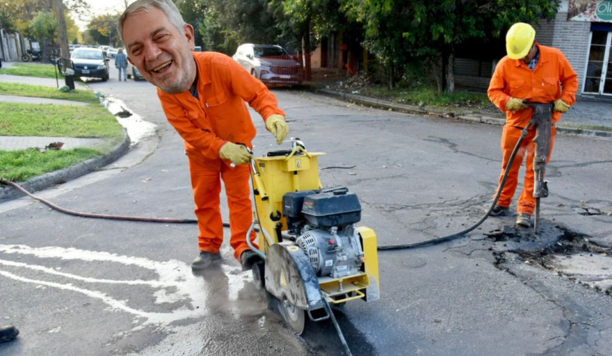 Arana en obra: Alak supervisó trabajos en la localidad y conformó su Junta Comunal