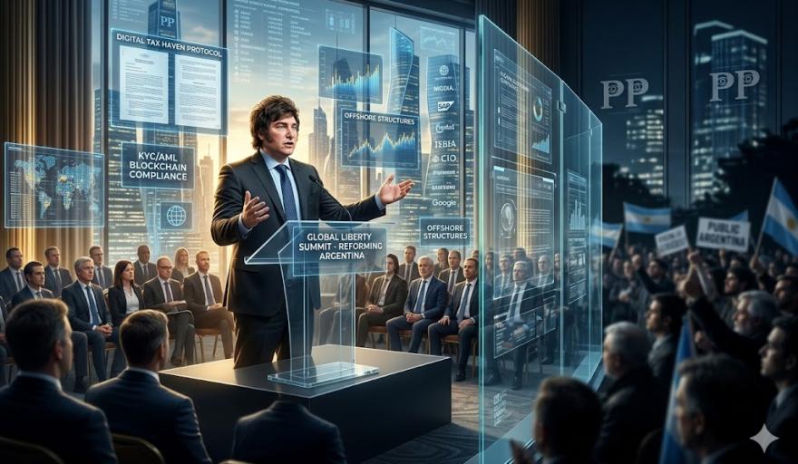 El paraíso fiscal 3.0: por qué Milei le habla al mundo en inglés mientras ignora a los argentinos