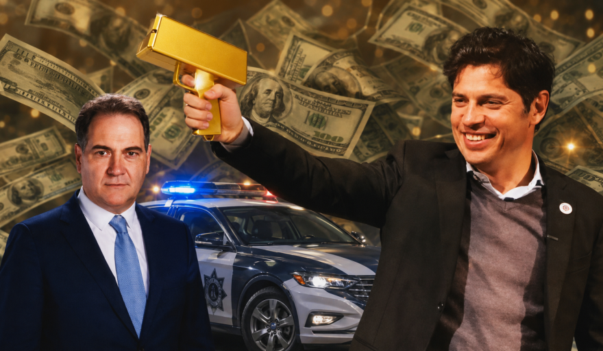 Escándalo por sobreprecios en el gobierno de Kicillof: $255 millones en viruta para caballos, patrulleros y proyectores