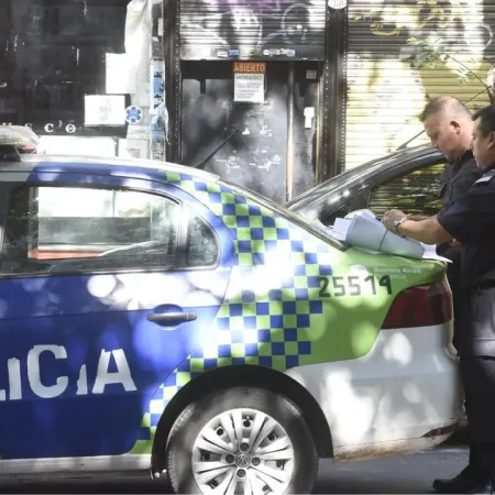 Siniestro vial en avenida Montevideo y 13