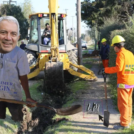 Comienzan las obras en El Peligro: calles, luminarias y mejoras en escuelas