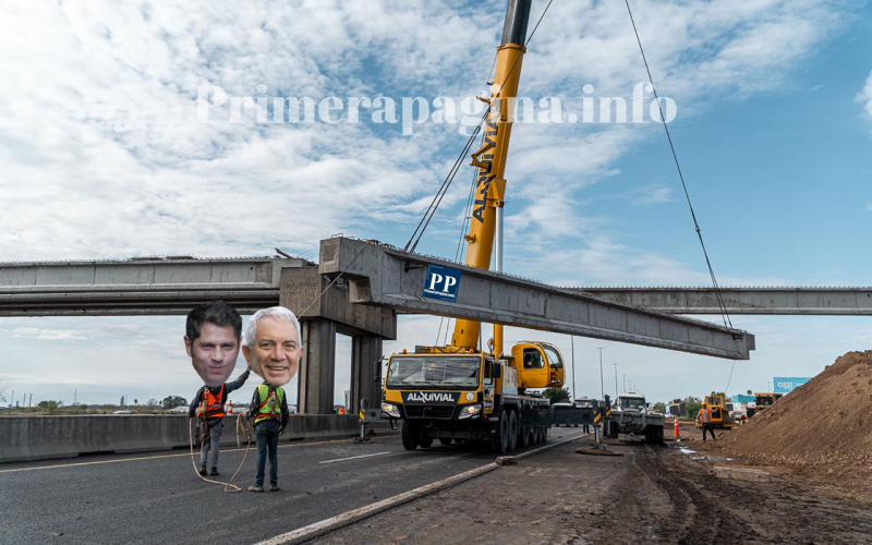 La Plata no frena las obras: nueva bajada de la autopista en la Avenida 520