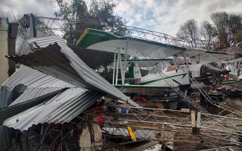 Así fue la tormenta que barrió 9 de Julio: daños en Bragado, La Pampa y AMBA - VIDEOS