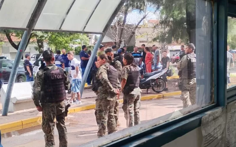 Baño de sangre y tensión en las calles tras el acto de la plaza San Marín