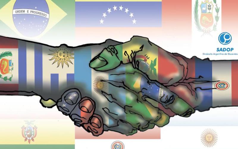 Compartiendo mates: Kicillof se fue a Uruguay a construír "la unidad latinoamericana"