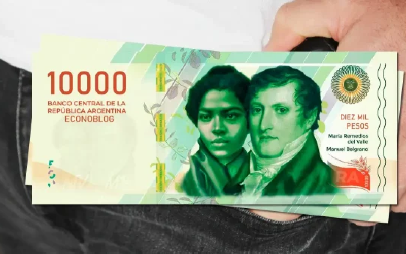 Argentina se prepara para estrenar los billetes de $10.000 y eliminar el Debin de las transacciones
