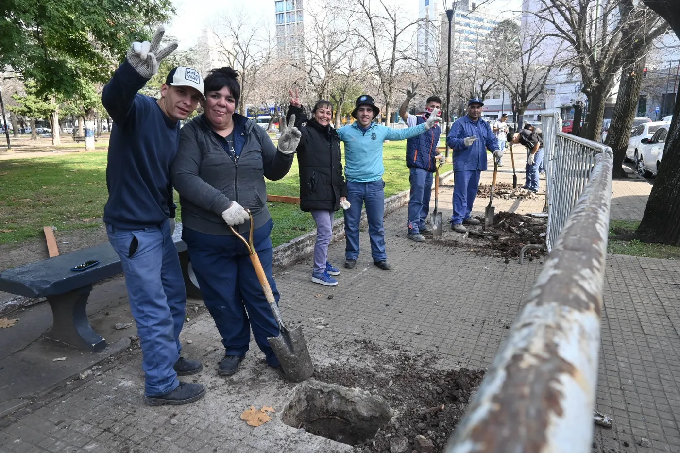 Julio, el reconstructor de La Plata, presenta en junio la gran obra de julio: la nueva Plaza Italia